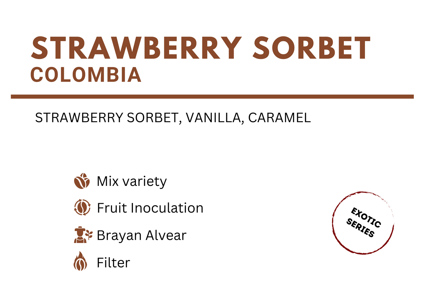 Strawberry Sorbet - Colombia